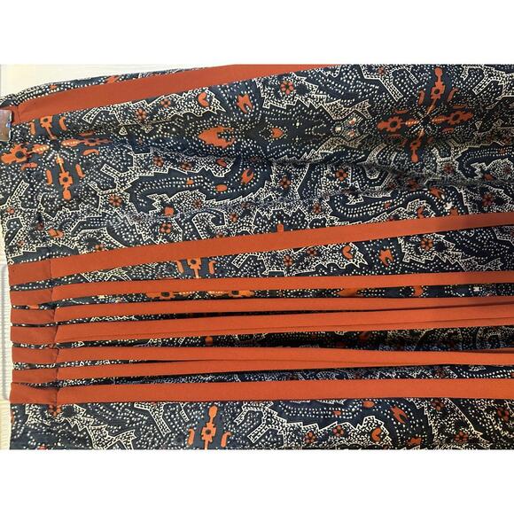 Vintage Chessa Davis Boho Paisley Print Long Skirt size M - Picture 3 of 7